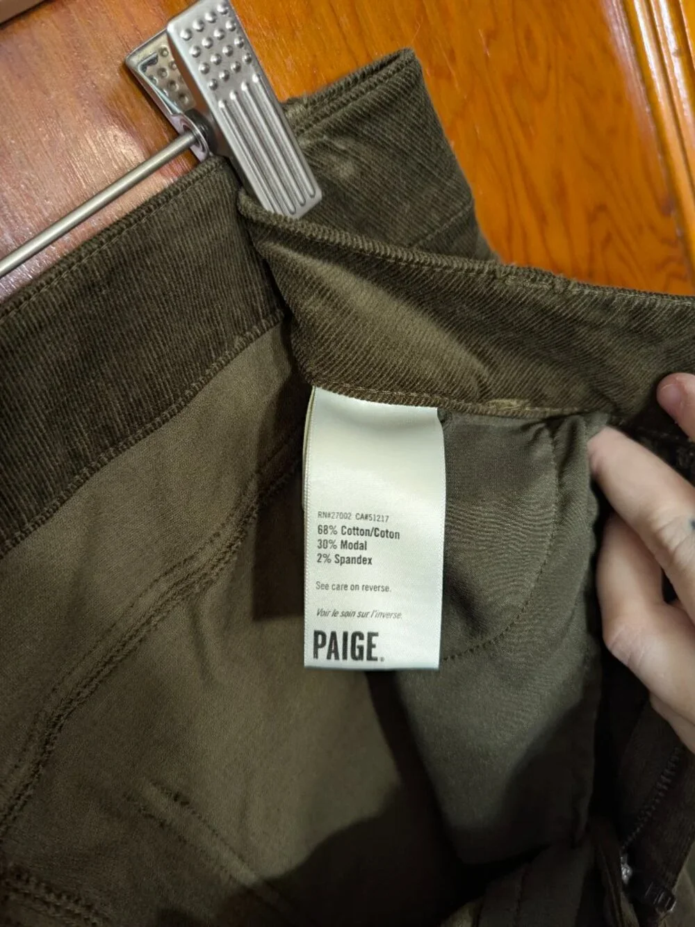 Paige Anessa Corduroy Pants - Picture 7 of 8